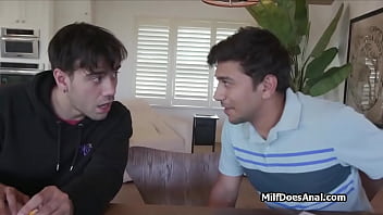 Milf tutor fucked by two dicks at once