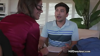 Milf tutor fucked by two dicks at once Milf tutor fucked by two dicks at once