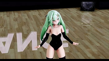 Genshin impact faruzan hentai dance and sex mmd 3d dark green hair clip