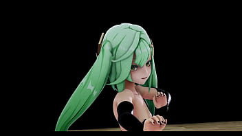 Genshin impact faruzan hentai dance and sex mmd 3d dark green hair clip