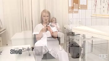 Incredible blonde naughty nurse