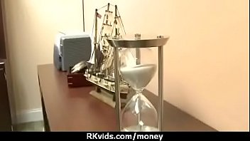 Amateur girl accepts cash for sex from stranger 10