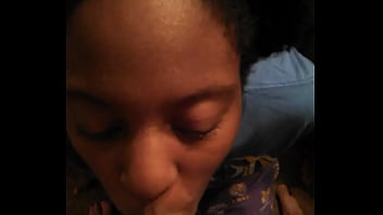 Black girl sucks dick