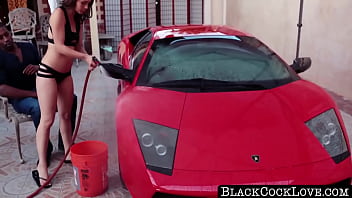 Jade was going door to door trying to raise some money by washing cars when she saw a shiny red lambo in the driveway of her neighbor she knocked on his door and asked if she could wash it