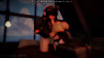 Snuck to the back for cheeky sex with evelyn short