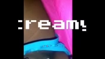 Tini doll playing with her creamy pussy orgasim