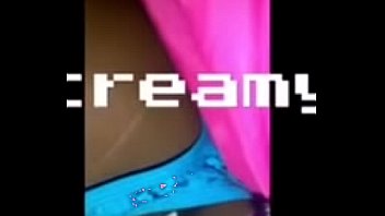 Tini doll playing with her creamy pussy orgasim