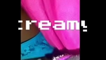 Tini doll playing with her creamy pussy orgasim