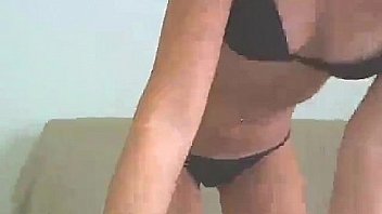Perfect teen fingers herself on webcam
