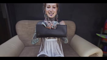 Anuskatzz gets a stainless steel dildo to shove up her ass Anuskatzz gets a stainless steel dildo to shove up her ass