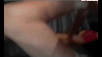 Hot webcam girl pantie stuffs and anal play