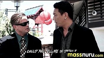 Japanese masseuse gives a full service massage 23