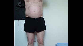 Demonstration of bodysuit or bodystocking