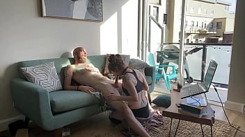 Chill sunday couch blowing and fucking olivia