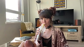 Chill sunday couch blowing and fucking olivia