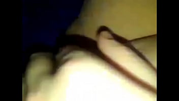 Bitch playing with her pussy before getting my cock