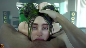 Billie gets a mouth full