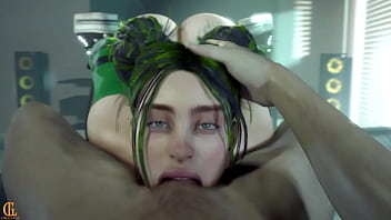 Billie gets a mouth full