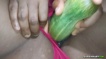 After masturbating my husband used the cucumber for breakfast