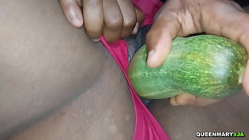 After masturbating my husband used the cucumber for breakfast