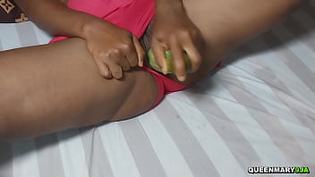 After masturbating my husband used the cucumber for breakfast