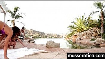 Gorgeous masseuse explores the body of a sexy lesbian beauty 20