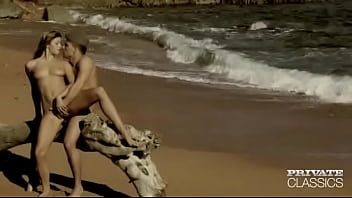 Monika sweetheart and private ribas at the beach