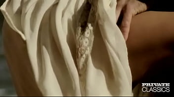 Monika sweetheart and private ribas at the beach