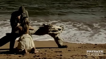 Monika sweetheart and private ribas at the beach