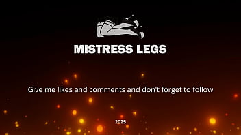 Sex feet teasing in pantyhose outdoor