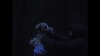 Horny mistress teases her half naked sex slave babe in a dungeon Horny mistress teases her half naked sex slave babe in a dungeon