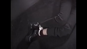 Horny mistress teases her half naked sex slave babe in a dungeon Horny mistress teases her half naked sex slave babe in a dungeon