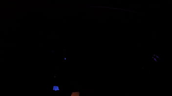 Teen gets dirty under black light