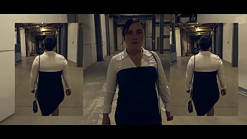 Shame4k mrs boss is masturbating during her lunch break and fucking