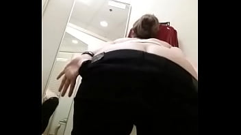 Fat ass girl dropping his pants