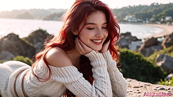 I met a beauty on a walk by the sea fucked all her tight holes and came in her mouth ai generated