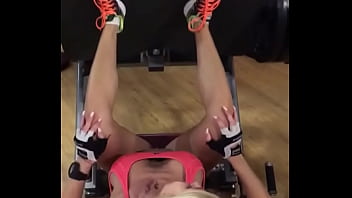 Sport fit girl with huge ass