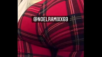 Cute girl farting in leggings after the gym