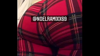 Cute girl farting in leggings after the gym