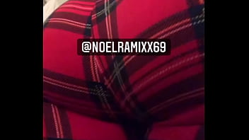 Cute girl farting in leggings after the gym