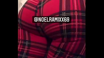 Cute girl farting in leggings after the gym