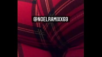 Cute girl farting in leggings after the gym