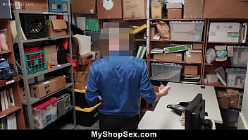 Caught red handed but released with a hardcore warning myshopsex