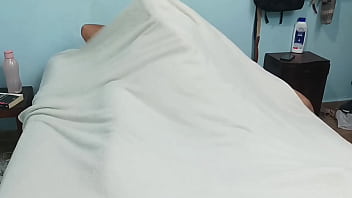 My stepsister gets under my sheets to suck me off but what's this