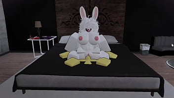 Culeando a una furrita dentro de un condito de roblox