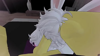 Culeando a una furrita dentro de un condito de roblox