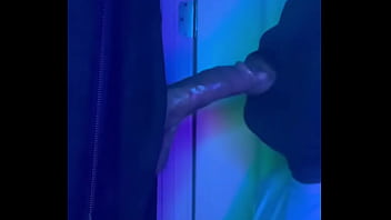 Who don’t love some throat while watching porn at the same time