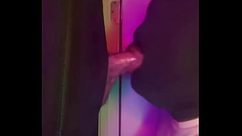 Who don’t love some throat while watching porn at the same time