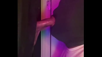 Who don’t love some throat while watching porn at the same time