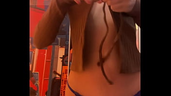 Vidéo complète dans la cabine d’essayage disponible en privé pour tout